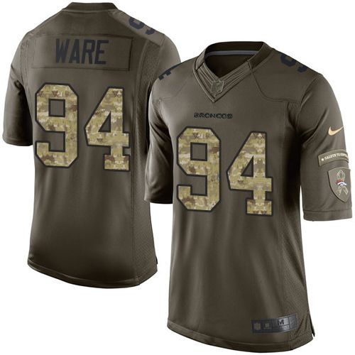 Nike Broncos #94 DeMarcus Ware Green Men's Stitched NFL Limited Salute To Service Jersey